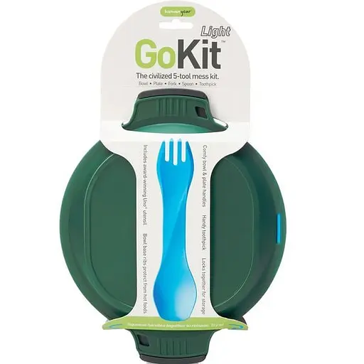 Набор посуды Humangear GoKit Light 5-tool Mess Kit Charcoal/Green (1054-022.0121)