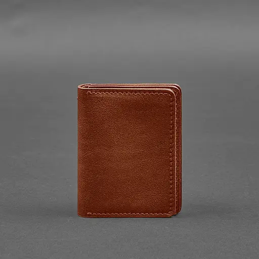 Кожаная обложка для водительского удостоверения, ID и пластиковых карт 2.0 светло-коричневая - фото 9