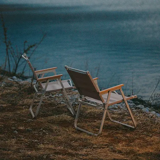 Розкладний туристичний стілець Naturehike CNK2300JU012 (Чорний) - фото 6