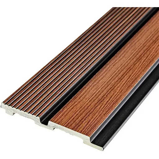 Рейка декоративна Wall Sticker PS 2900х120х12 мм Теплий каштан SW-00001753