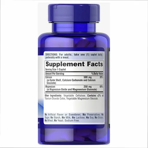 Минеральный комплекс Puritans Pride Calcium Magnesium Chelated 100 капсул - фото 2