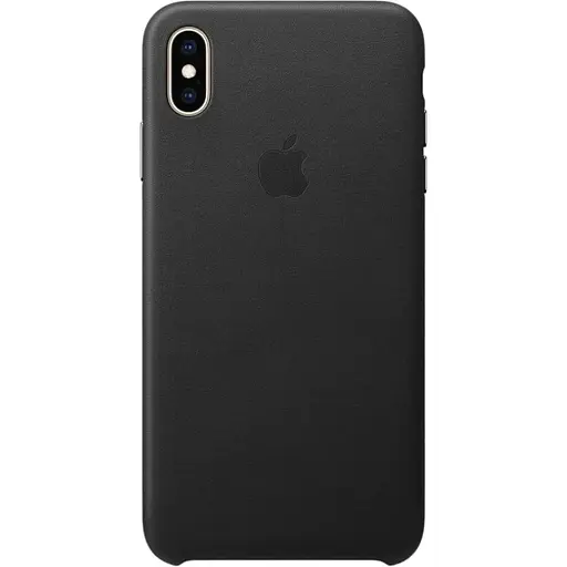 Оригінальний шкіряний чохол Apple Leather Case для iPhone XS Max (6.5") Black (MRWT2ZM/A)