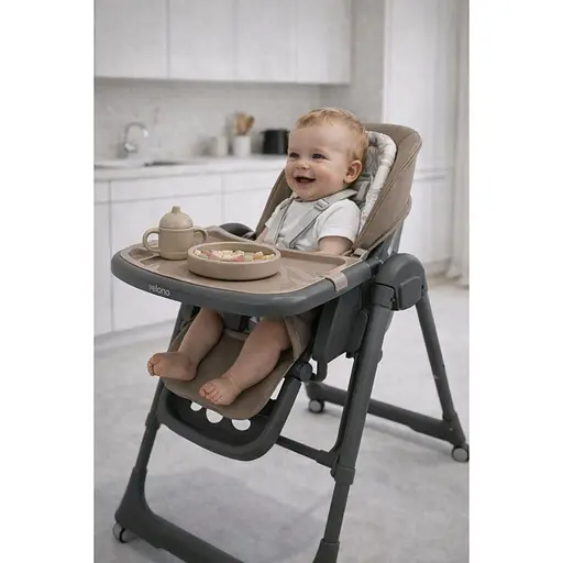 Стул-качалка для кормления ребенка VELANO Nomi, brown - фото 3