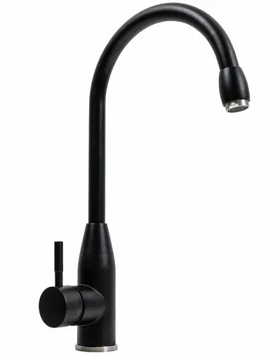 Змішувач для кухні Platinum 26 FHP (7456) Чорний матовий (SP000034023) - фото 1