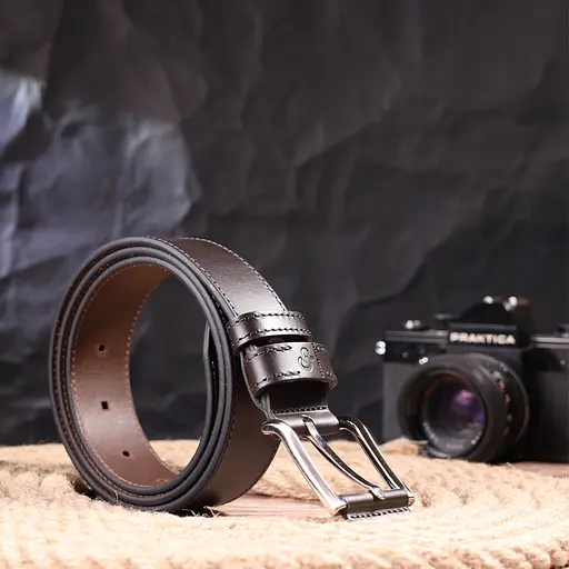 Ремінь шкіряний Grande Pelle чоловічий 3,8х120 см acs0024546 - фото 6