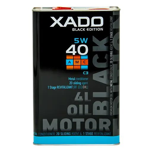 Моторное масло Xado Atomic Oil AMC Black Edition 5W-40 4л(XA 25274) - фото 1