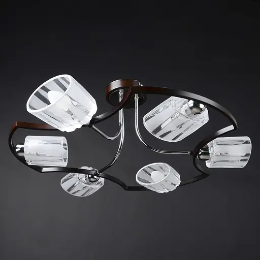 Люстра потолочная Brille E14 40W CH (LK-282C/6) - фото 2