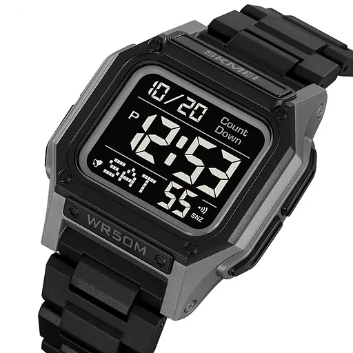 Наручные часы мужские 2264BKGYBK Black-Grey-Black Skmei acs0030088 - фото 3