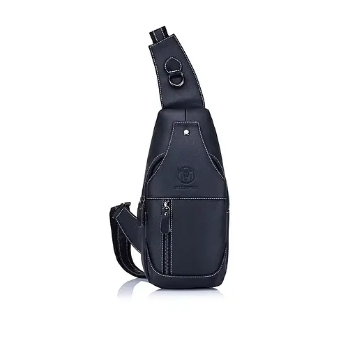 Кожаный мужской рюкзак слинг BULL 30х15х8 см sum0028267 - фото 2