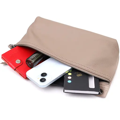 Женская сумка Vintage на плечо из натуральной кожи 24х17х8 см sum0027628 - фото 8