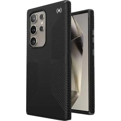 Оригинальный противоударный чехол для Samsung Galaxy S24 Ultra Speck Presidio2 Grip Black 150619-3205 - фото 5