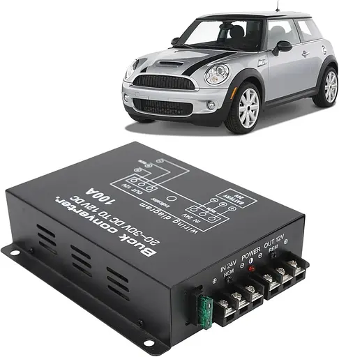Преобразователь напряжения автомобильный DC24-12 100A - фото 5