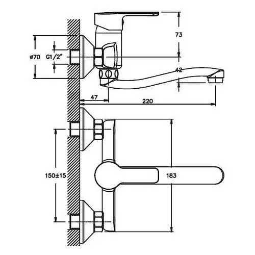 Змішувач для кухні Haiba MARCO 005 (HB0876) - фото 2