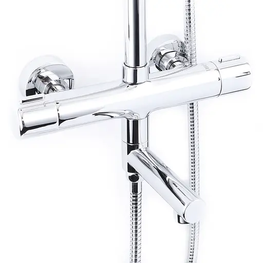 Душова система з термостатом Mixxus Premium Termo 009-J MI2846, Хром - фото 4