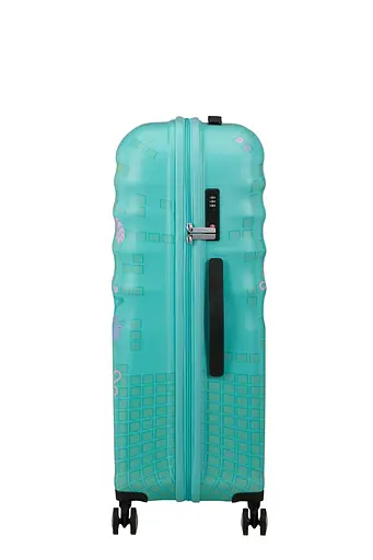 Чемодан American Tourister WAVEBREAKER DISNEY 77 см STITCH FLOWER 77х52х29 31C*57021 - фото 5