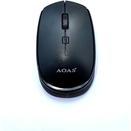 Миша безпровідна AOAS W02 4D/BT5.0/2.4Ghz/1600dpi/ чорна - фото 1