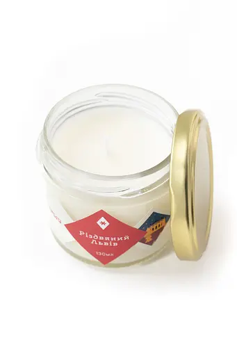 Різдвяний Львів Мініатюри 130 мл Соєвий віск - фото 2