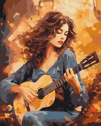 Картина за номерами на підрамнику Brushme Осіння балада