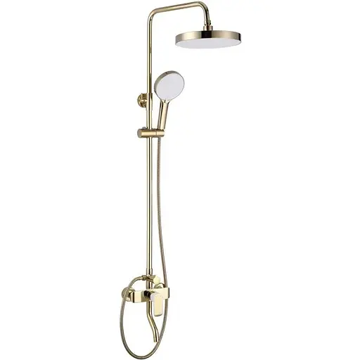 Душова система Rea Bloom gold white з виливом REA-P9529, Золотий - фото 1