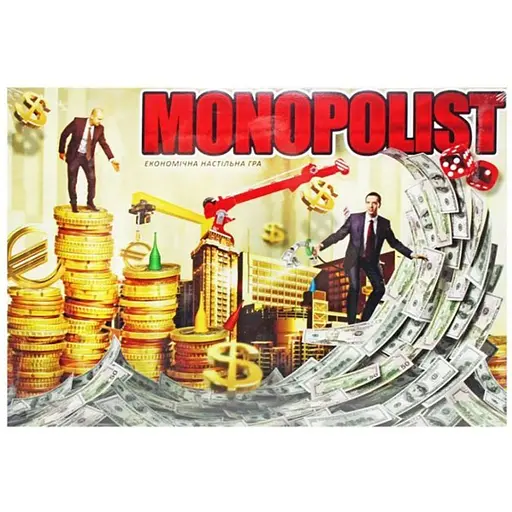 Экономическая настольная игра Monopolist Danko Toys SPG08-02-U на украинском языке - фото 1