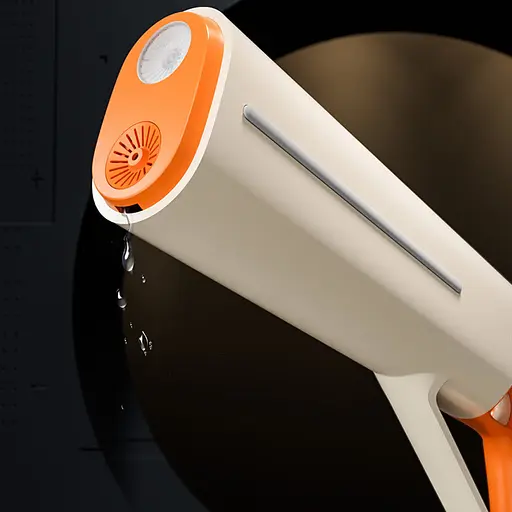 Водяний акумуляторний автомат Water Gun 185-66 (400ml) with lithium battery White / Orange - фото 4