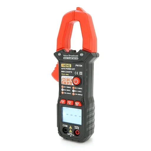 Токовые клещи Aneng PN104 Измерение: V (AC/DC) A (AC/DC) Ω, C, Hz (NCV, True RMS) - фото 4