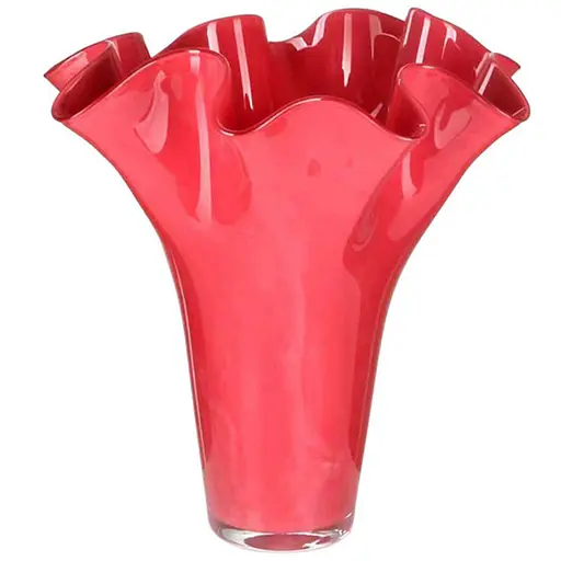 Ваза Lefard Tissue Pink стеклянная 30х21 см (804-154) - фото 1