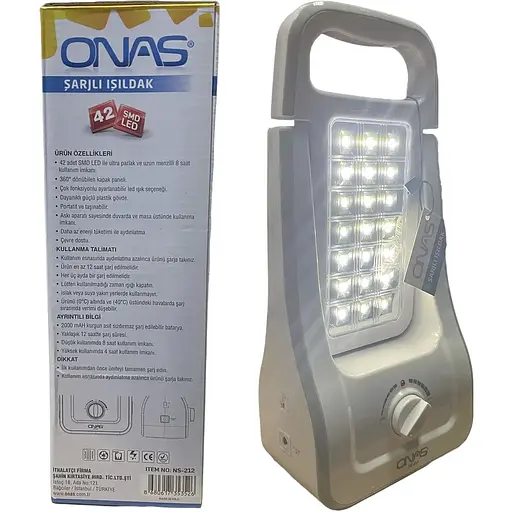 Багатофункціональний світильник Camping World Onas NS-212 на акумуляторі з регулятором яскравості - фото 5