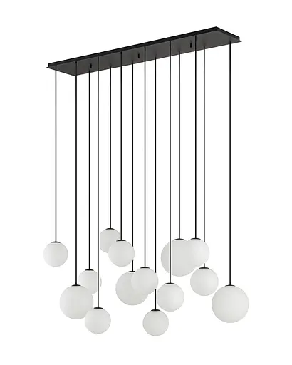 Подвесной светильник, люстра Nowodvorski 11408 Snowball XIV G9 14x12W IP20 Черный - фото 1