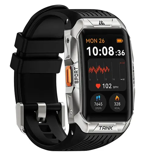 Smart Watch KOSPET Tank X2 Ultra Silver UA - фото 2