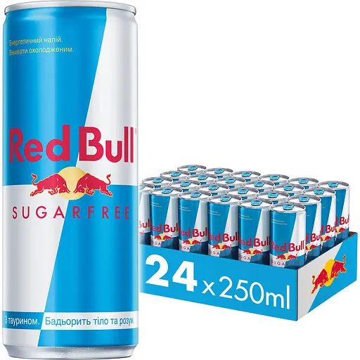 Уценка. Энергетический напиток Red Bull без сахара 250 мл - фото 8