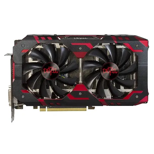 Видеокарта PowerColor AMD Radeon RX 580 8Gb Red Devil (AXRX 580 8GBD5-3DH/OC) (GDDR5, 256 bit, PCI-E 3.0 x16) Б/у - фото 1