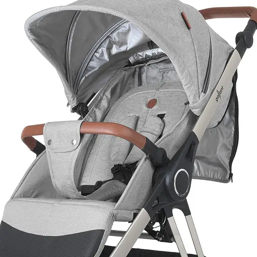 Детская прогулочная коляска-книга El Camino ME 1071-1 Gallant v.2 Cloud Gray Серая - фото 9