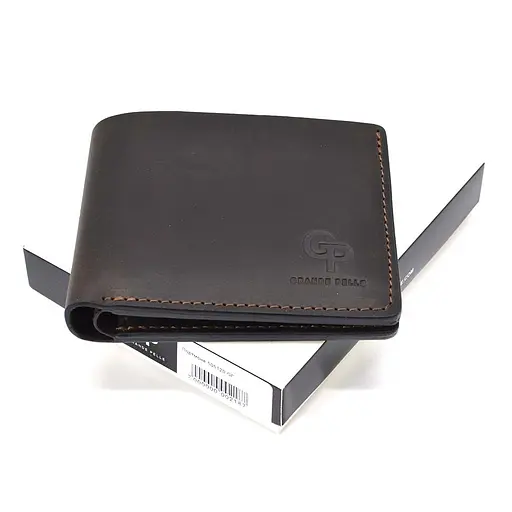 Мужской кожаный кошелек Grande Pelle acs0029289 - фото 3