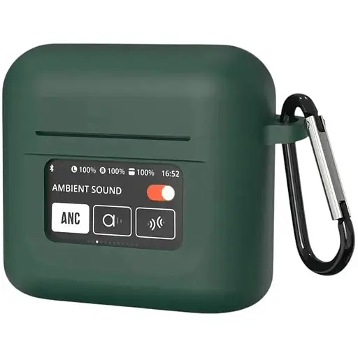 Чохол-накладка DK JBL Tour Pro 3 | Silicone Candy Friendly з карабіном (green)