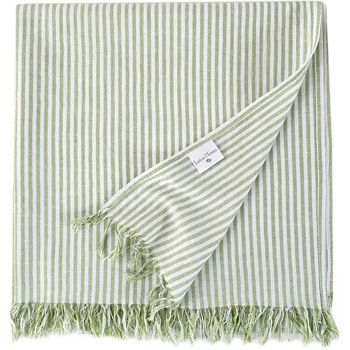 Полотенце Lotus Home Pestemal Argosa stripe 85х175 см зеленое (svt-2000022344210) - фото 2