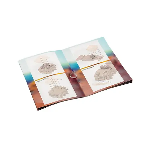 Деревянный 3D конструктор Пикап PuzzleOk Puz-00931 212 деталей - фото 7