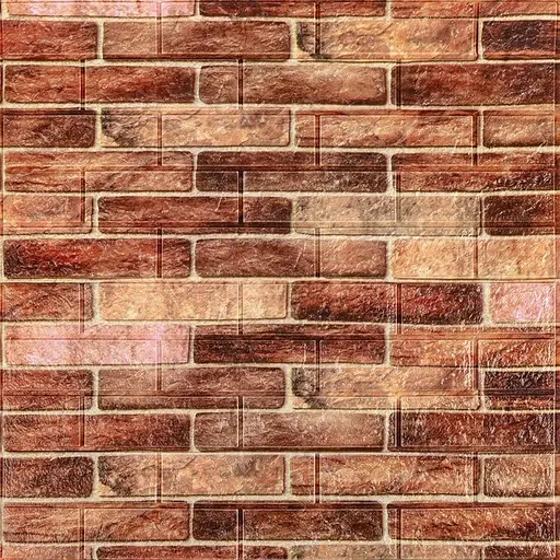 Панель стінова 3D Wall Sticker 700х770х2 мм коричнева SW-00001910 - фото 1