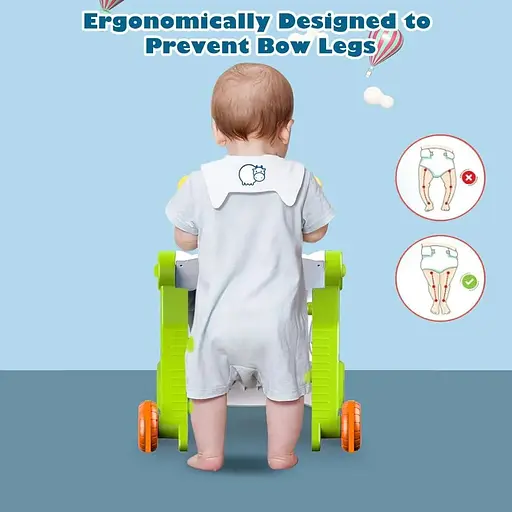 Навчальні ходунки для малюків 5 в 1 Baby Walker Sit-to-Stand - фото 3