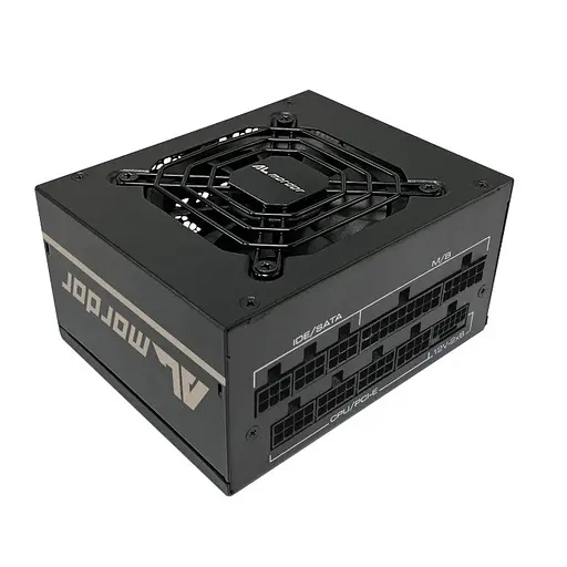 Блок питания 850 Вт, ALmordor SFX, черный, модульный, 80+ золотистый, ATX3.1, Active PFC, 80 мм, 4xMolex/8xSATA/3x6+2-pin - фото 1