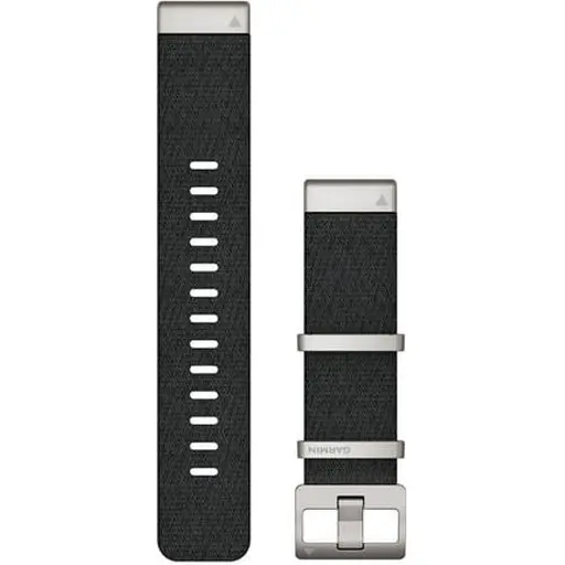 Ремешок Garmin Marq, QuickFit 22 mm, Jacquard Weave Nylon Strap, Black - фото 1