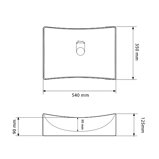 Умивальник VBI Viareggio white накладний VBI-016201, Білий - фото 2