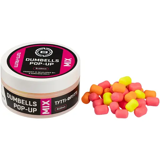 Бойли Brain Dumbells Mix Tutti-Frutti (тутті-фрутті) 6х10 mm 34 g