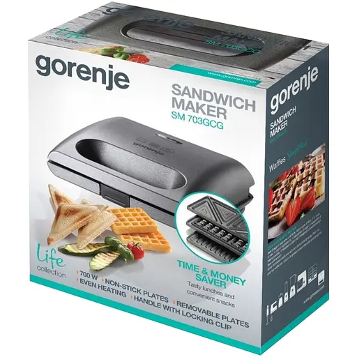 Бутербродниця Gorenje SM 703 GCG (SW-008) - фото 4