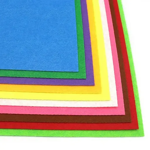 Фетрові листи для рукоділля Bambi HQ170-MIX3, 1,2 мм, A4 - фото 1