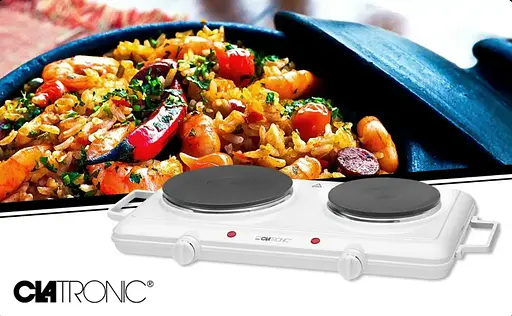 Электрическая плита Электроплитка Clatronic DKP 3583 2 конфорки 2500W - фото 6