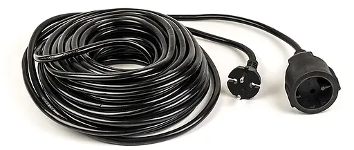 Подовжувач PowerPlant 20 м 2x1.5мм2 10А (JY-3021/20) - фото 1