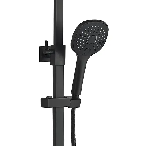 Душова система Globus Lux Termostatic Q GLQ-0040T-BB, Чорний матовий - фото 3