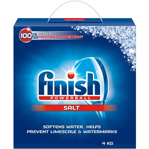 Набор Finish: соль для посудомоечных машин Finish 4 кг + капсулы для посудомоечных машин Finish Ultimate All in 1 100 шт. - фото 2