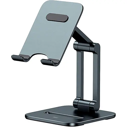 Подставка для смартфона Baseus Desktop Biaxial Foldable Metal Stand Gray (LUSZ000013) [134780] - фото 5